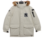 MLB Long Down Jacket Off-White