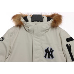 MLB Long Down Jacket Off-White