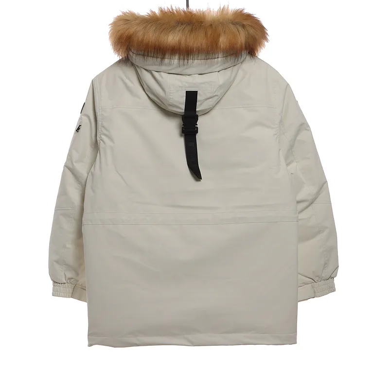 MLB Long Down Jacket Off-White