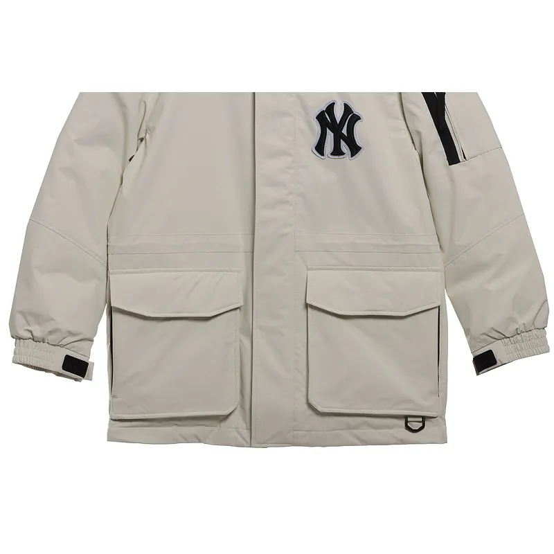 MLB Long Down Jacket Off-White