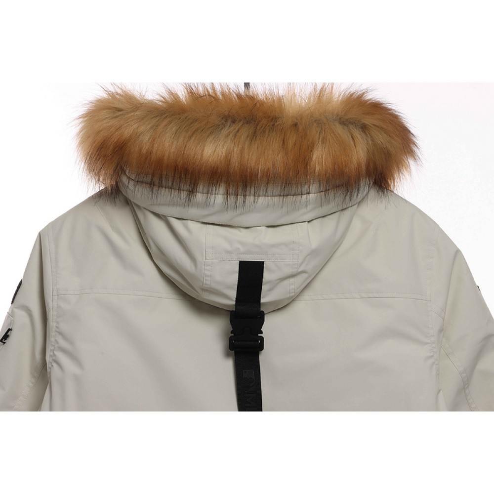 MLB Long Down Jacket Off-White