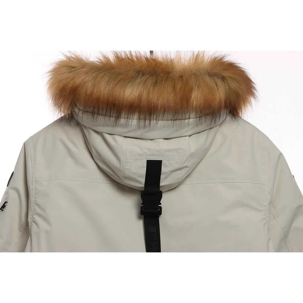 MLB Long Down Jacket Off-White