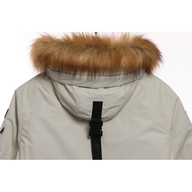 MLB Long Down Jacket Off-White