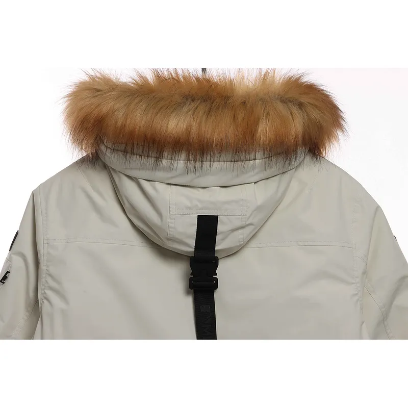 MLB Long Down Jacket Off-White