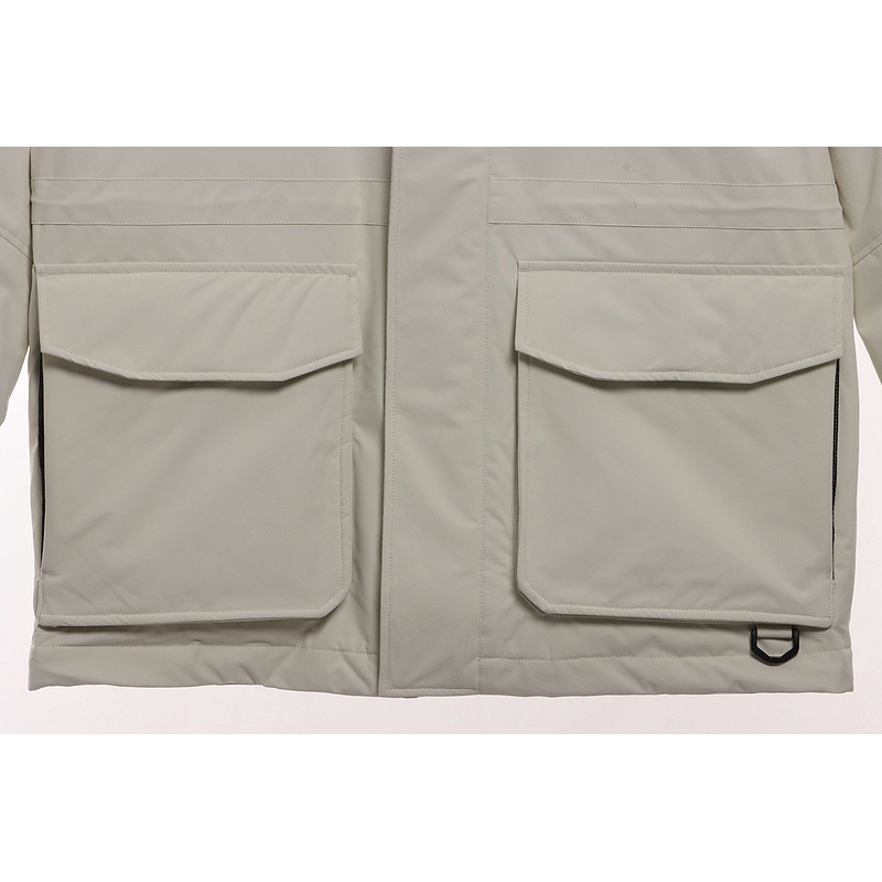 MLB Long Down Jacket Off-White