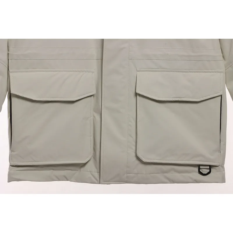MLB Long Down Jacket Off-White