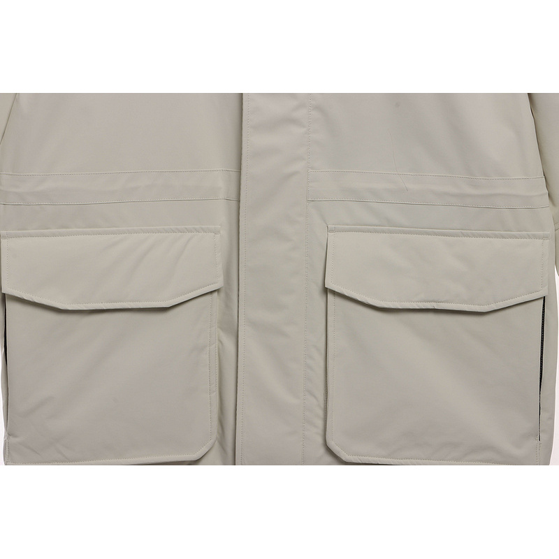 MLB Long Down Jacket Off-White