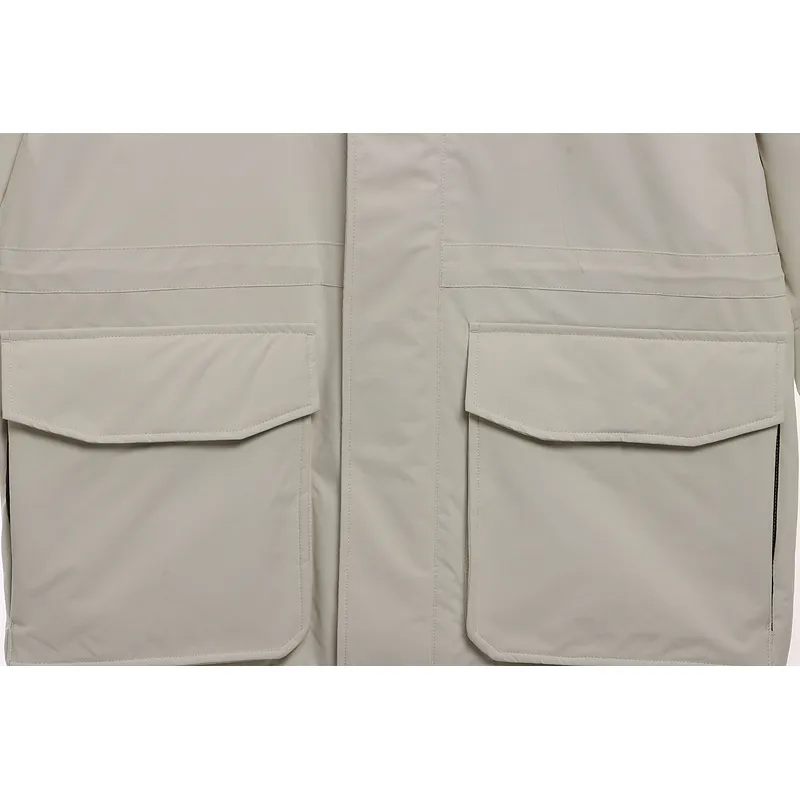MLB Long Down Jacket Off-White