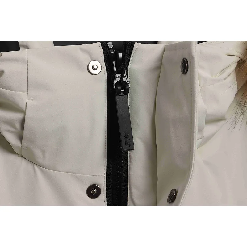 MLB Long Down Jacket Off-White