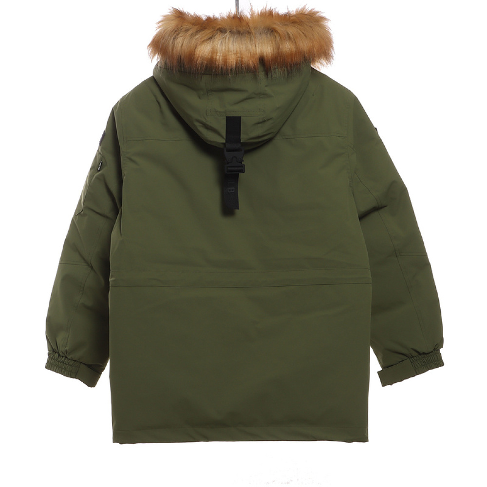 MLB Long Down Jacket Olive Green