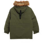 MLB Long Down Jacket Olive Green