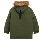 MLB Long Down Jacket Olive Green