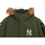 MLB Long Down Jacket Olive Green