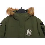 MLB Long Down Jacket Olive Green