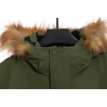 MLB Long Down Jacket Olive Green