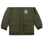 MLB Long Down Jacket Olive Green