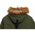 MLB Long Down Jacket Olive Green