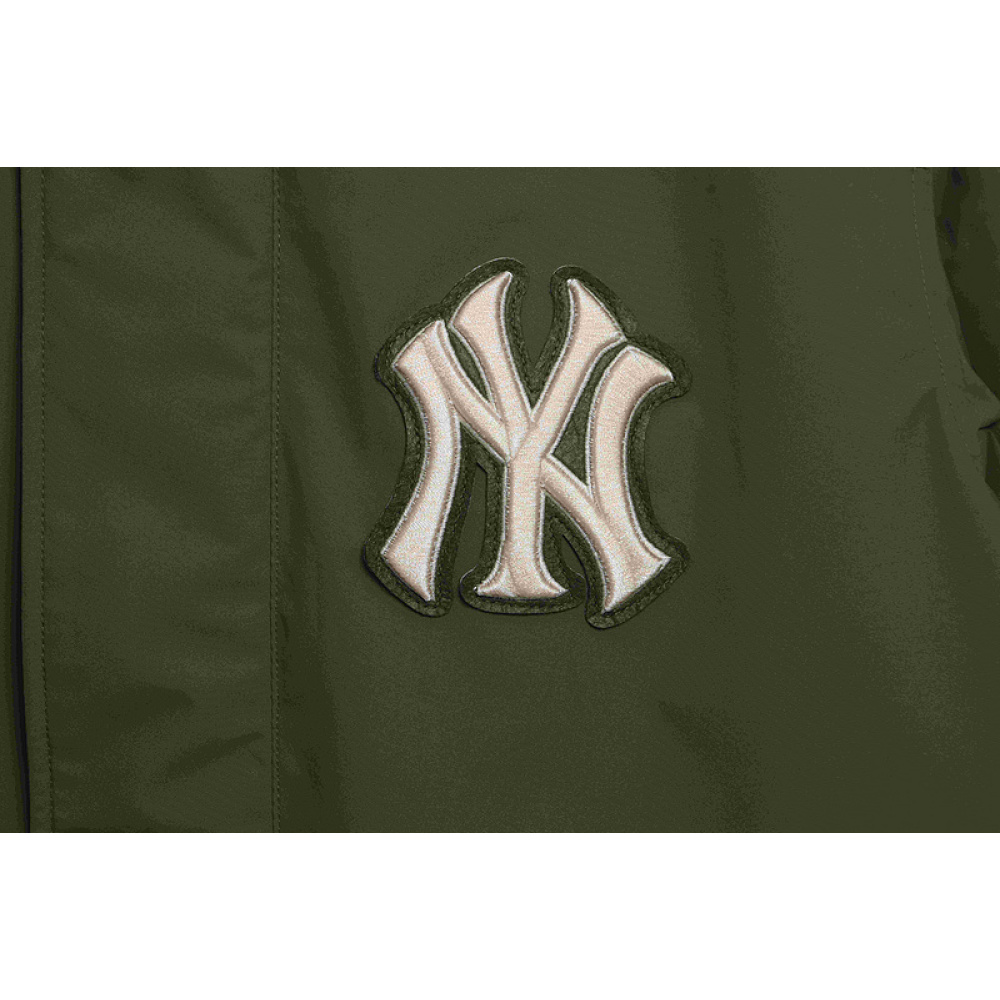 MLB Long Down Jacket Olive Green