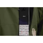 MLB Long Down Jacket Olive Green