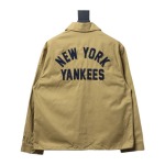 New Era x MLB SS23 New York Yankees Jacket Yellow