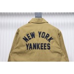New Era x MLB SS23 New York Yankees Jacket Yellow