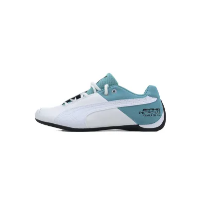 PUMA Mercedes-AMG Petronas F1 x Future Cat OG White Spectra Green 01