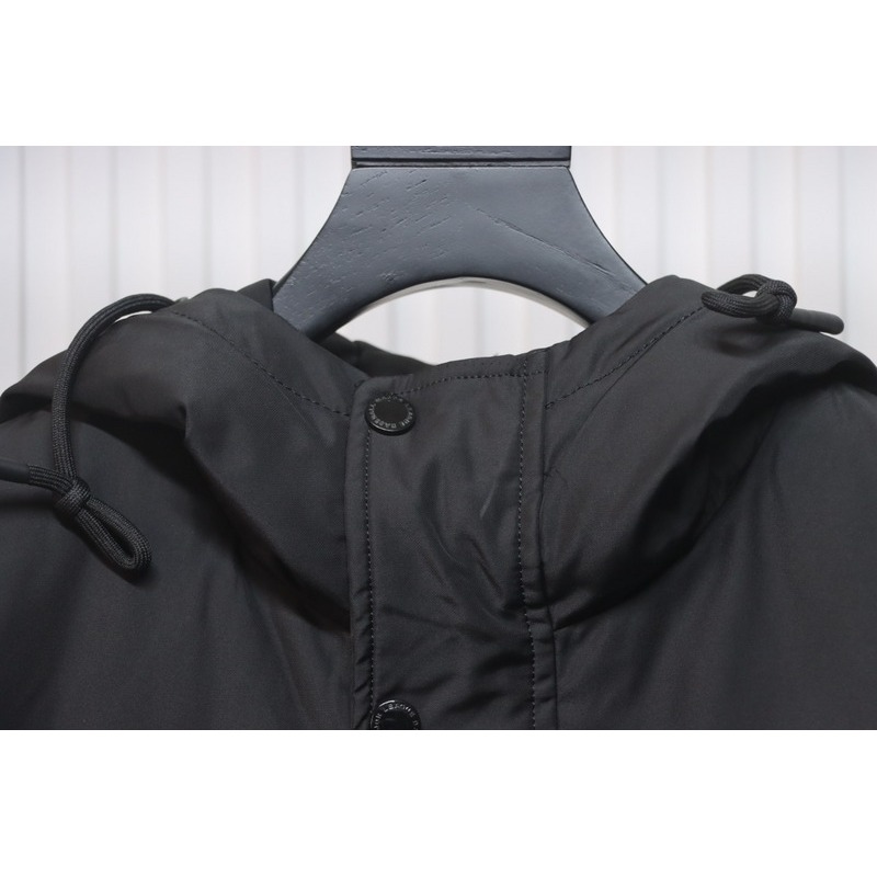 Supreme x MLB 24FW co-branded hooded zip-up jacket Black