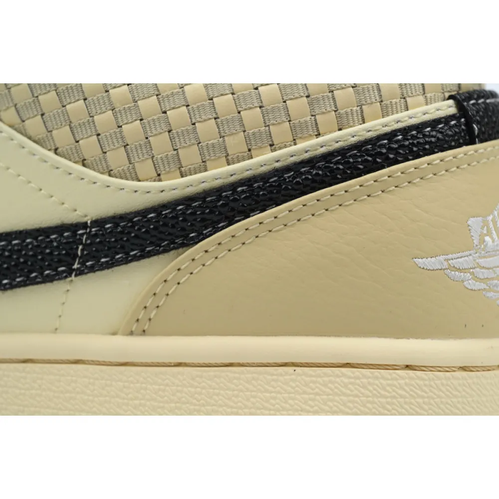 XH Air Jordan 1 Low SE Coconut Milk Black