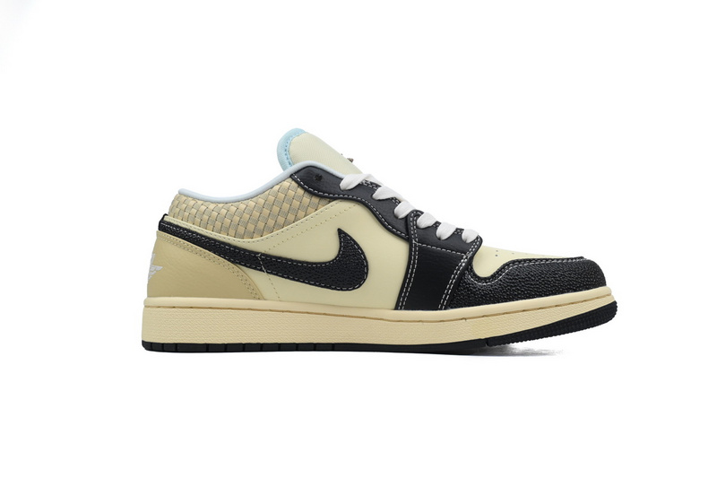 XH Air Jordan 1 Low SE Coconut Milk Black