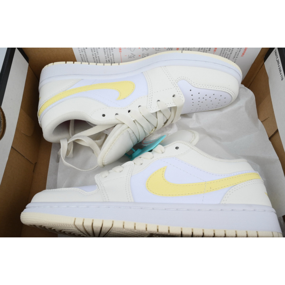 XH Air Jordan 1 Low White Yellow