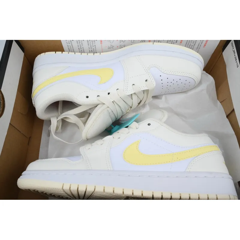 XH Air Jordan 1 Low White Yellow