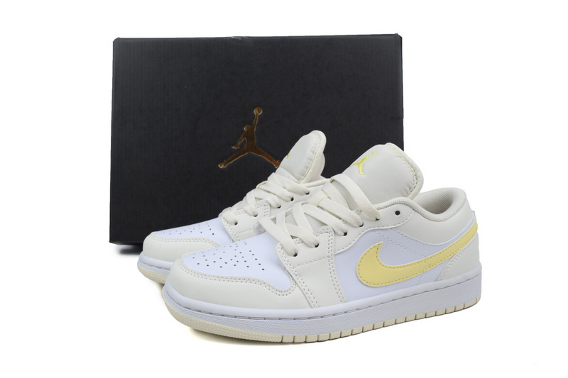 XH Air Jordan 1 Low White Yellow
