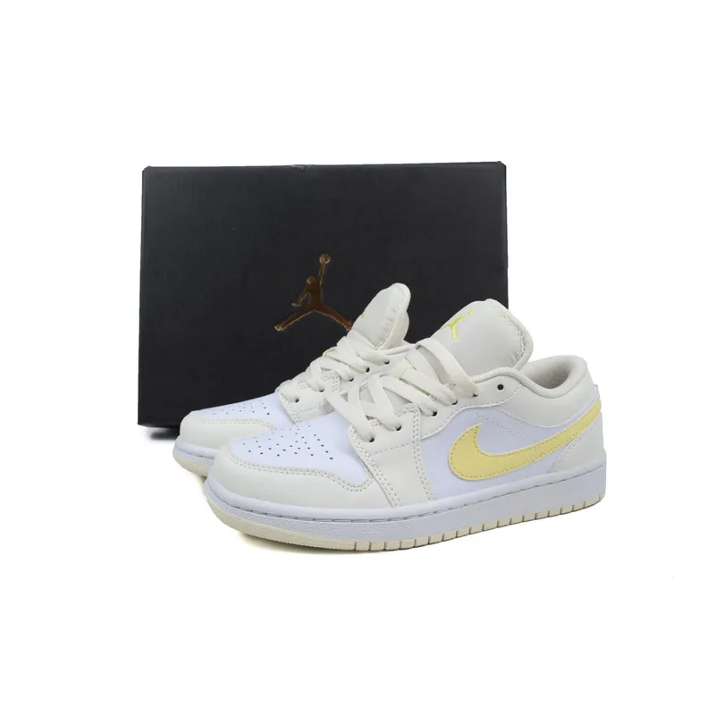 XH Air Jordan 1 Low White Yellow