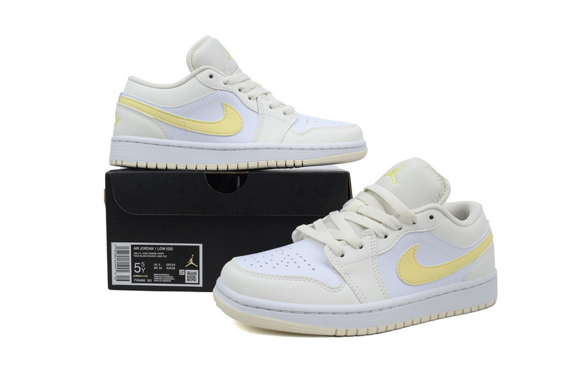 XH Air Jordan 1 Low White Yellow