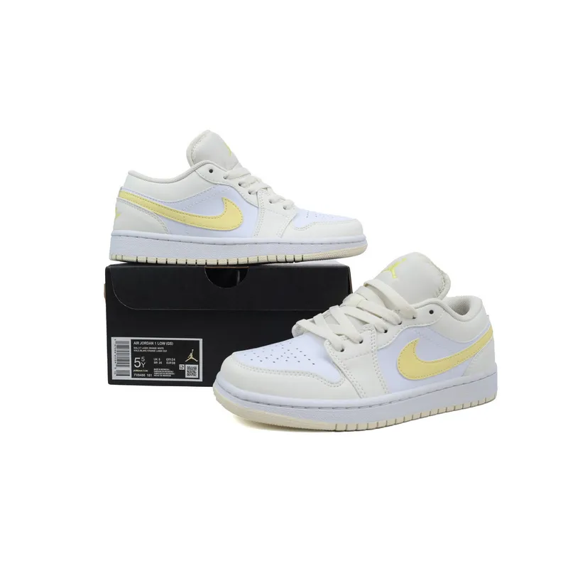 XH Air Jordan 1 Low White Yellow