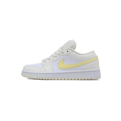 XH Air Jordan 1 Low White Yellow 01