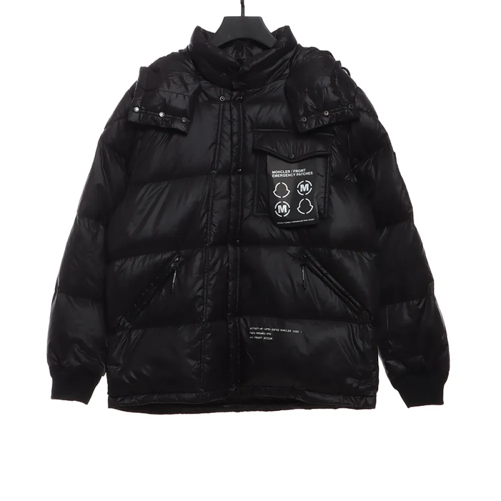 Moncler co-branded Fujiwara Hiroshi lightning label down jacket