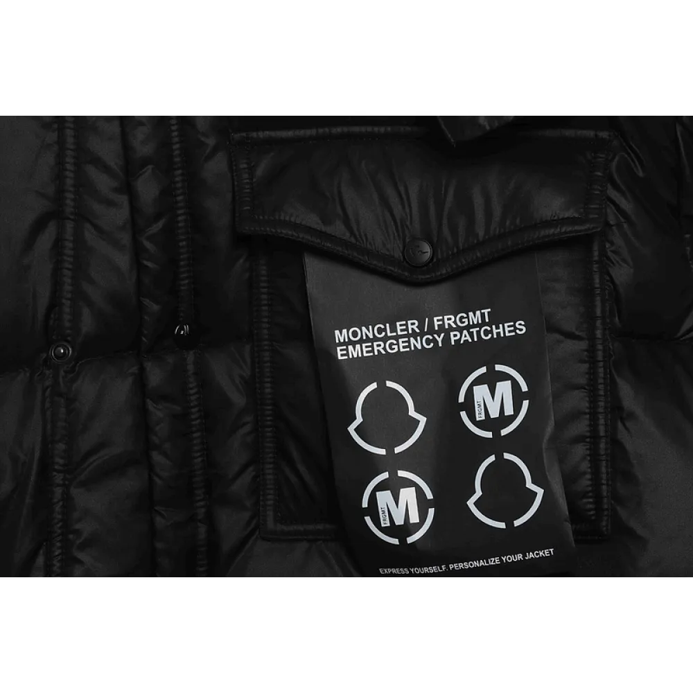 Moncler co-branded Fujiwara Hiroshi lightning label down jacket