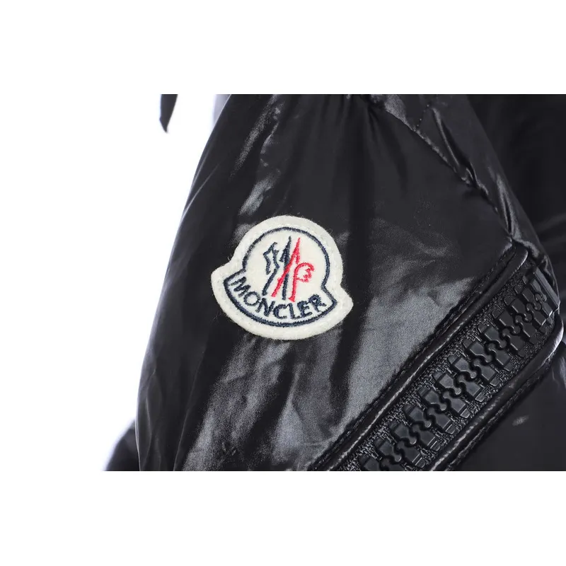Pink lining down jacket with oblique zipper