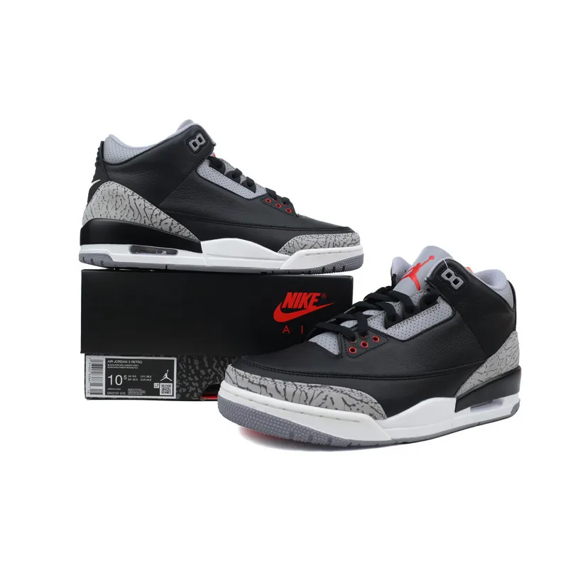 PK Air Jordan 3 Retro Black Cement
