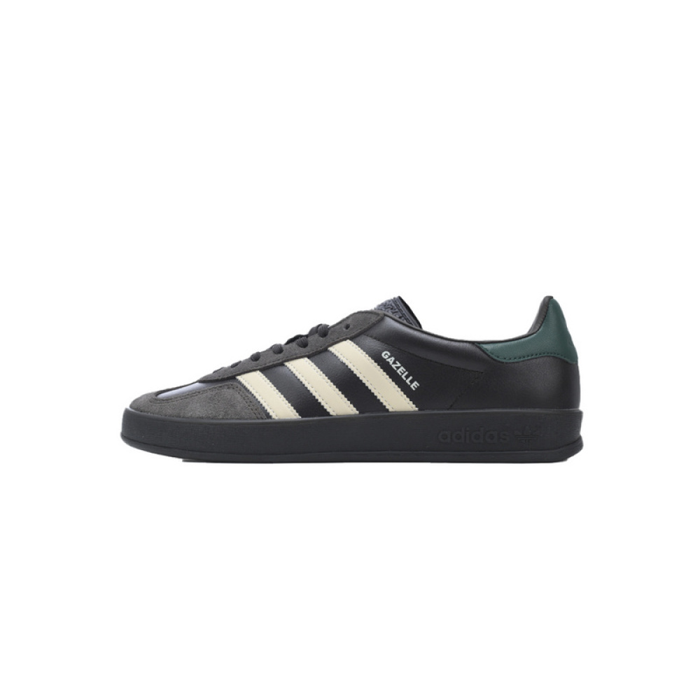 adidas Gazelle Indoor Leather 'Black Brown Green'