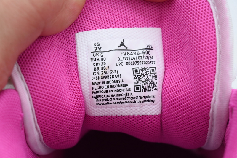 XH Air Jordan 1 Low GS 'Fire Pink'