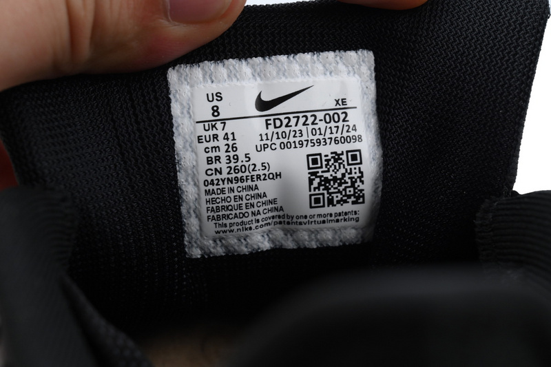 Air Zoom Pegasus 41 'Black White'