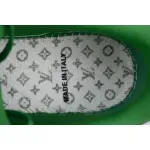 Louis Vuitton Trainer green gray diamond