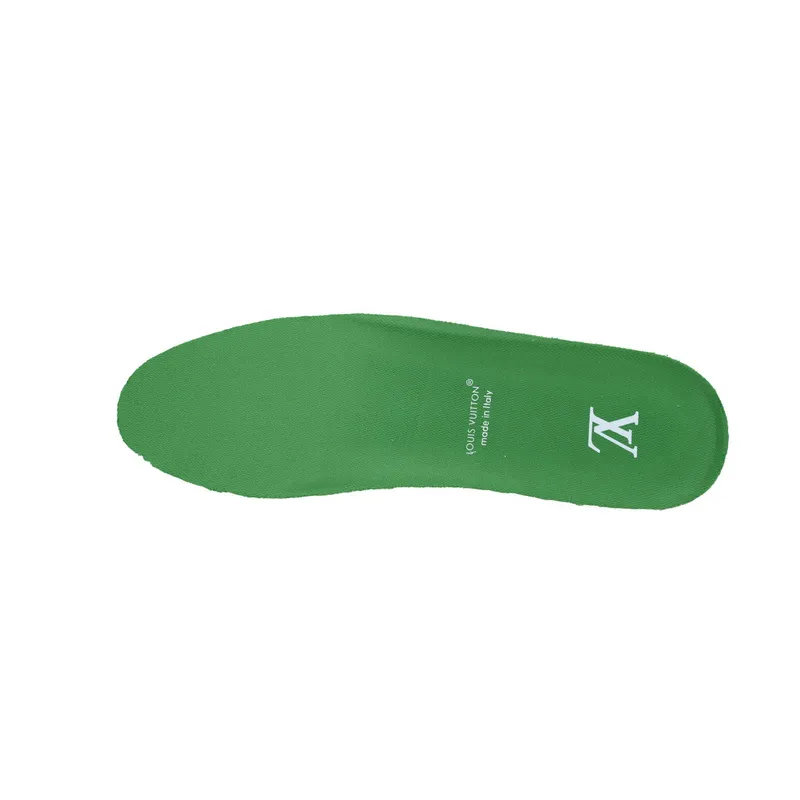 Louis Vuitton Trainer green gray diamond