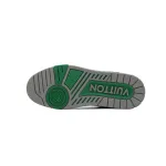 Louis Vuitton Trainer green gray diamond