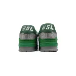 Louis Vuitton Trainer green gray diamond