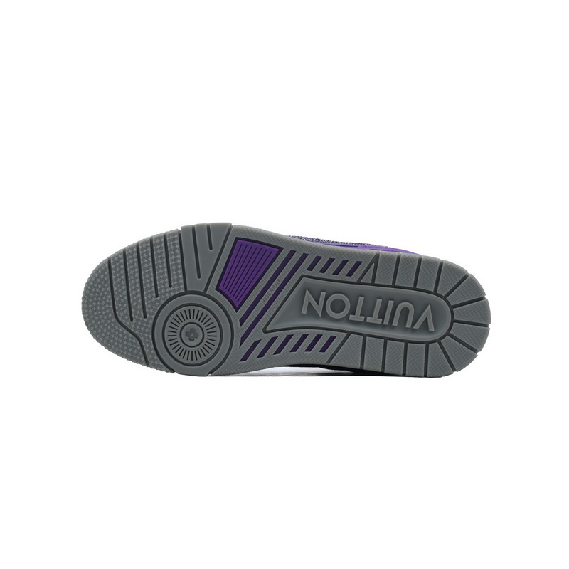 Louis Vuitton Trainer purple diamond