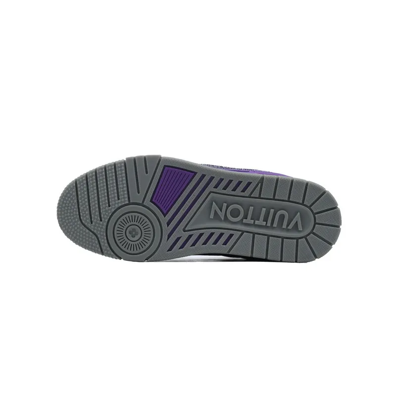 Louis Vuitton Trainer purple diamond