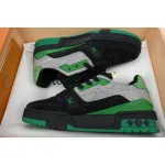 Louis Vuitton Trainer green black diamond
